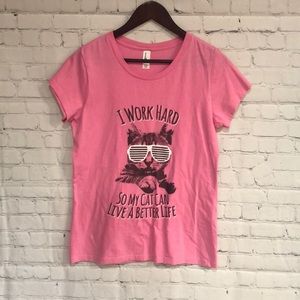 I Work Hard So My Cat Can Live A Better Life Shirt